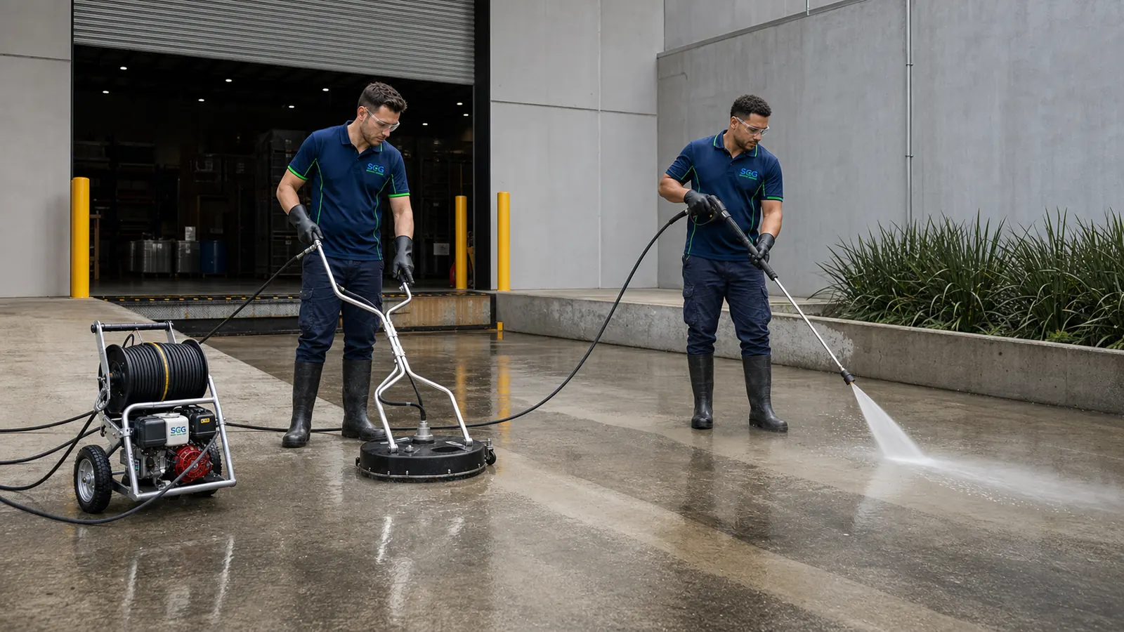 Carpet Cleaning team at work in Sydney — Sydney Clean Group, the commercial cleaning experts